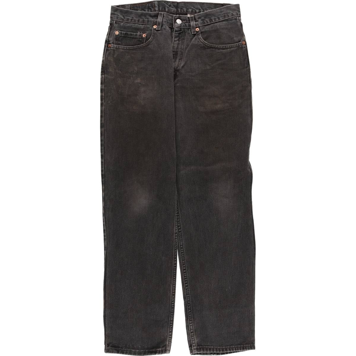 古着 00年代 リーバイス Levi's 550 RELAXED FIT ブラックデニム テーパードデニムパンツ メンズw32相当/eaa596178