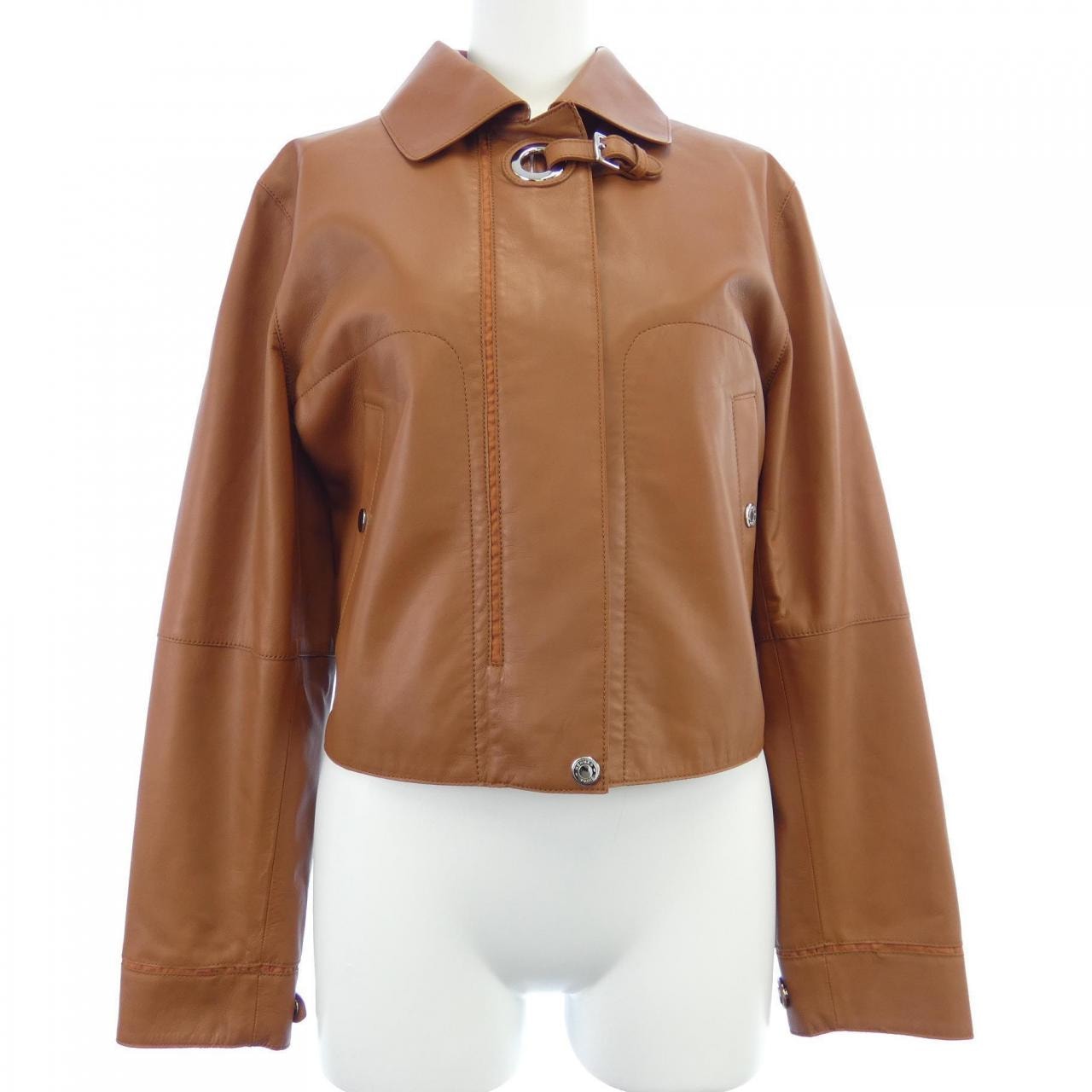 エルメス HERMES クルードセル 2E1201DJ レザージャケット