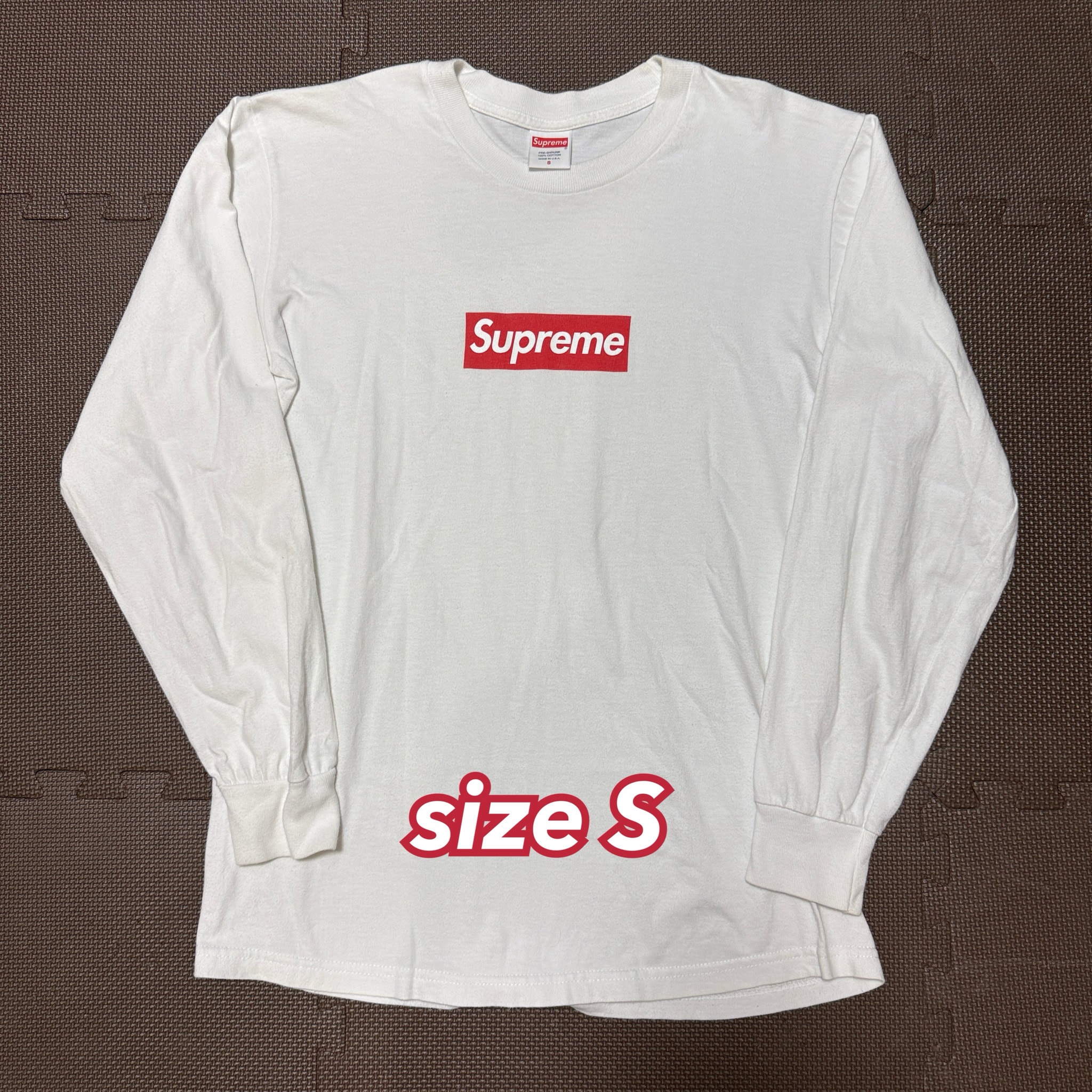 Supreme Box Logo L/S Tee "White"