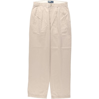 古着 ラルフローレン Ralph Lauren POLO by Ralph Lauren ANDREW PANT ツータック チノパンツ メンズw32相当/eaa656021