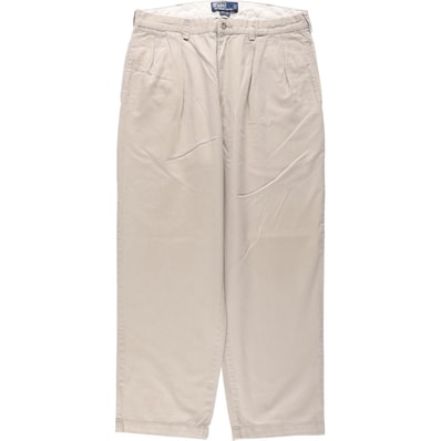 古着 ラルフローレン Ralph Lauren POLO by Ralph Lauren ANDREW PANT ツータック チノパンツ メンズw34相当/eaa666938