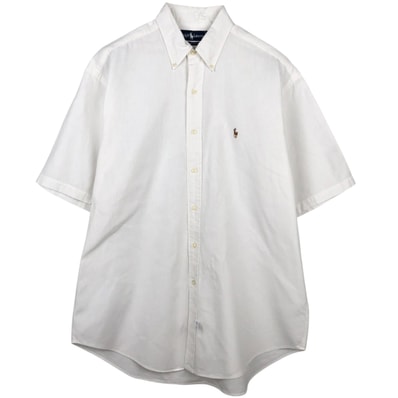 古着 ラルフローレン Ralph Lauren 半袖 ボタンダウンシャツ メンズL相当/eaa641029