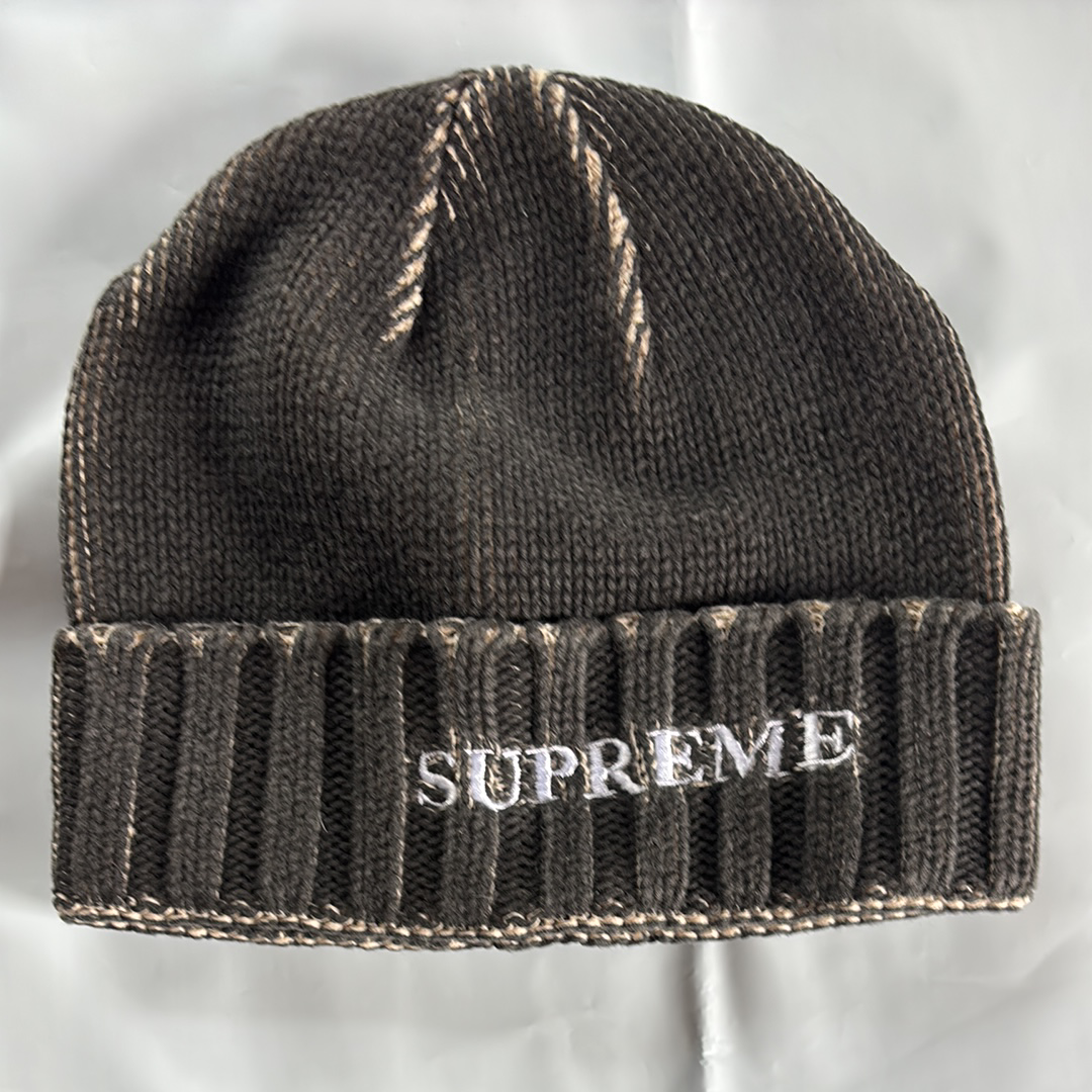 Supreme Overprint Beanie "Black"