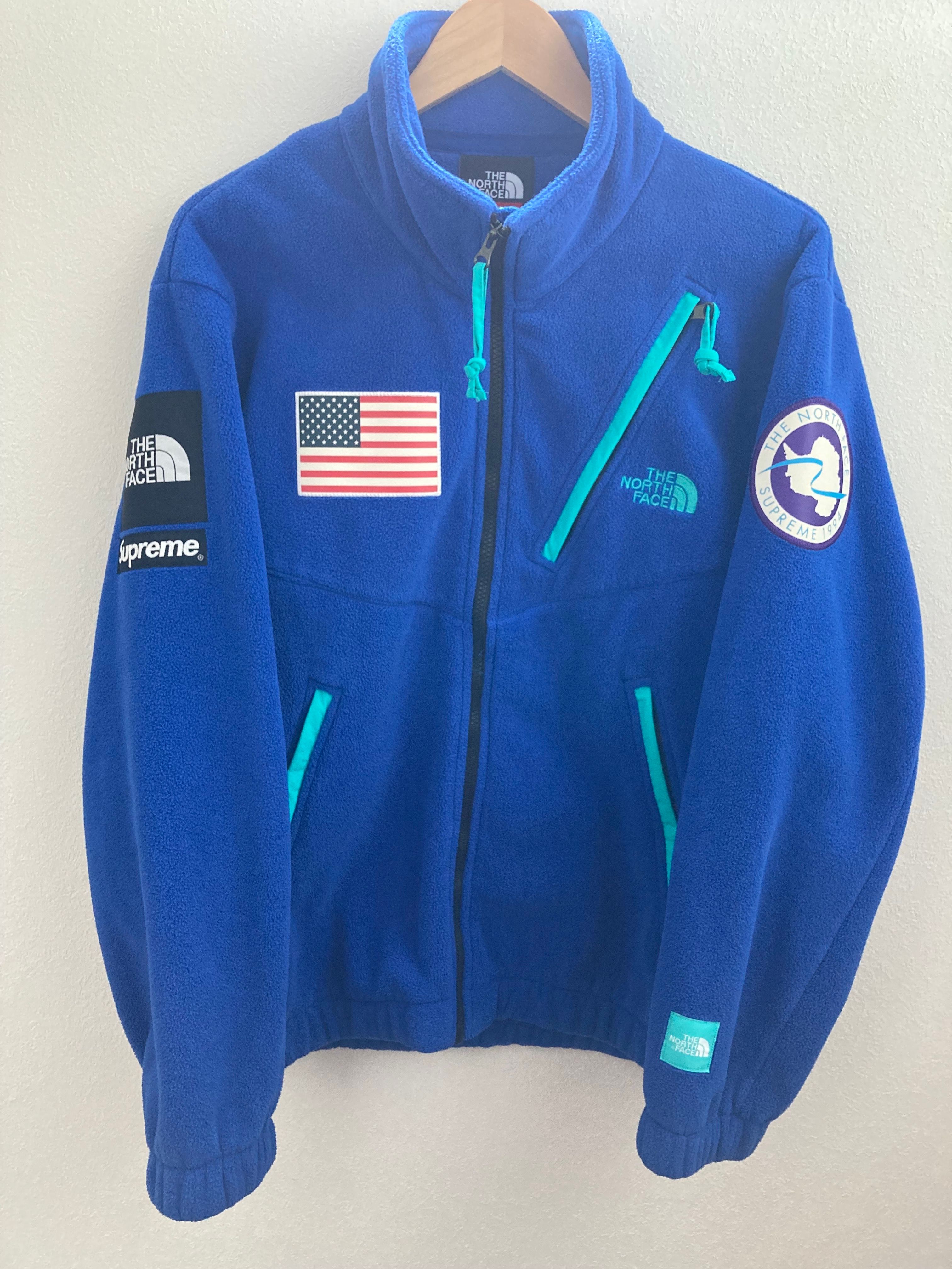 Supreme x The North Face Polartec Fleece Jacket "Blue"