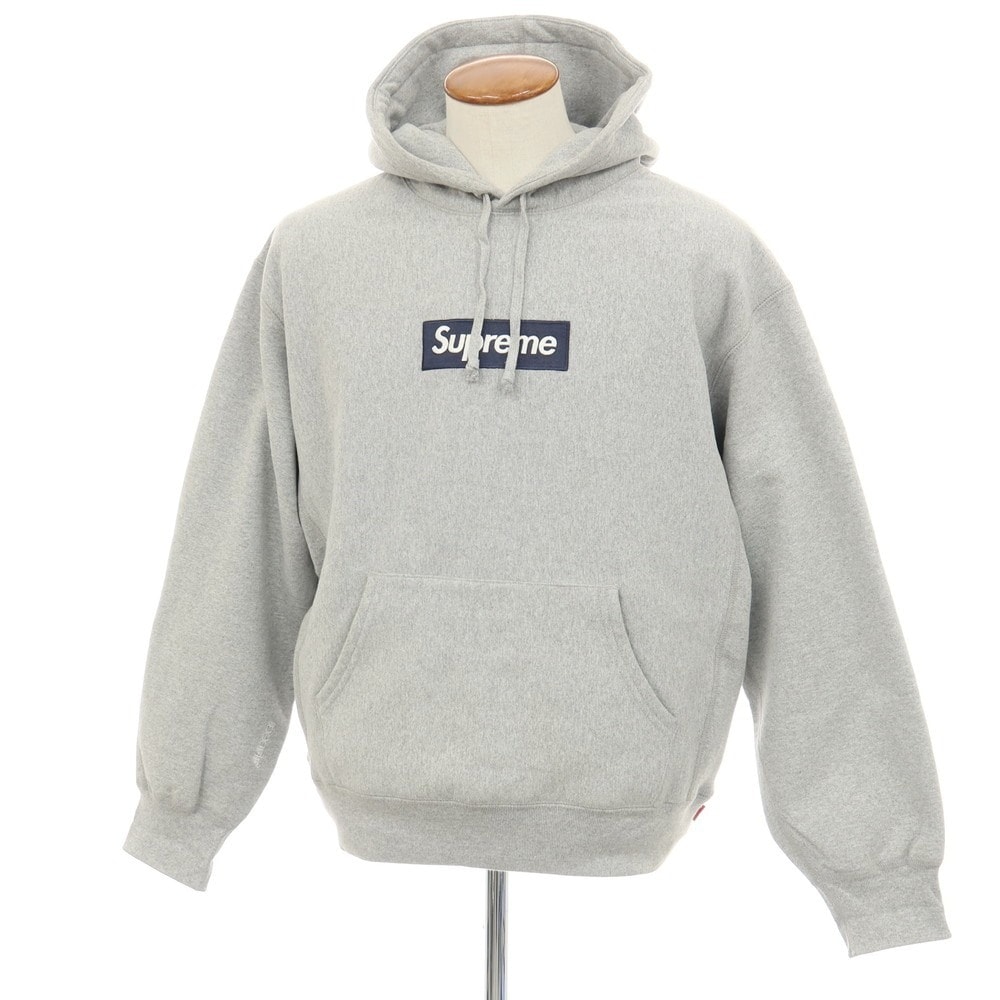 【中古】シュプリーム Supreme 2025年秋冬 Box Logo Hooded Sweatshirt プルオーバー パーカー グレー【サイズM】【メンズ】