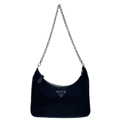 【お値下げ品】PRADA プラダ Re-Edition 2005 バッグ ショルダーバッグ 1BH204 ナイロン シルバー金具 レディース【中古】
