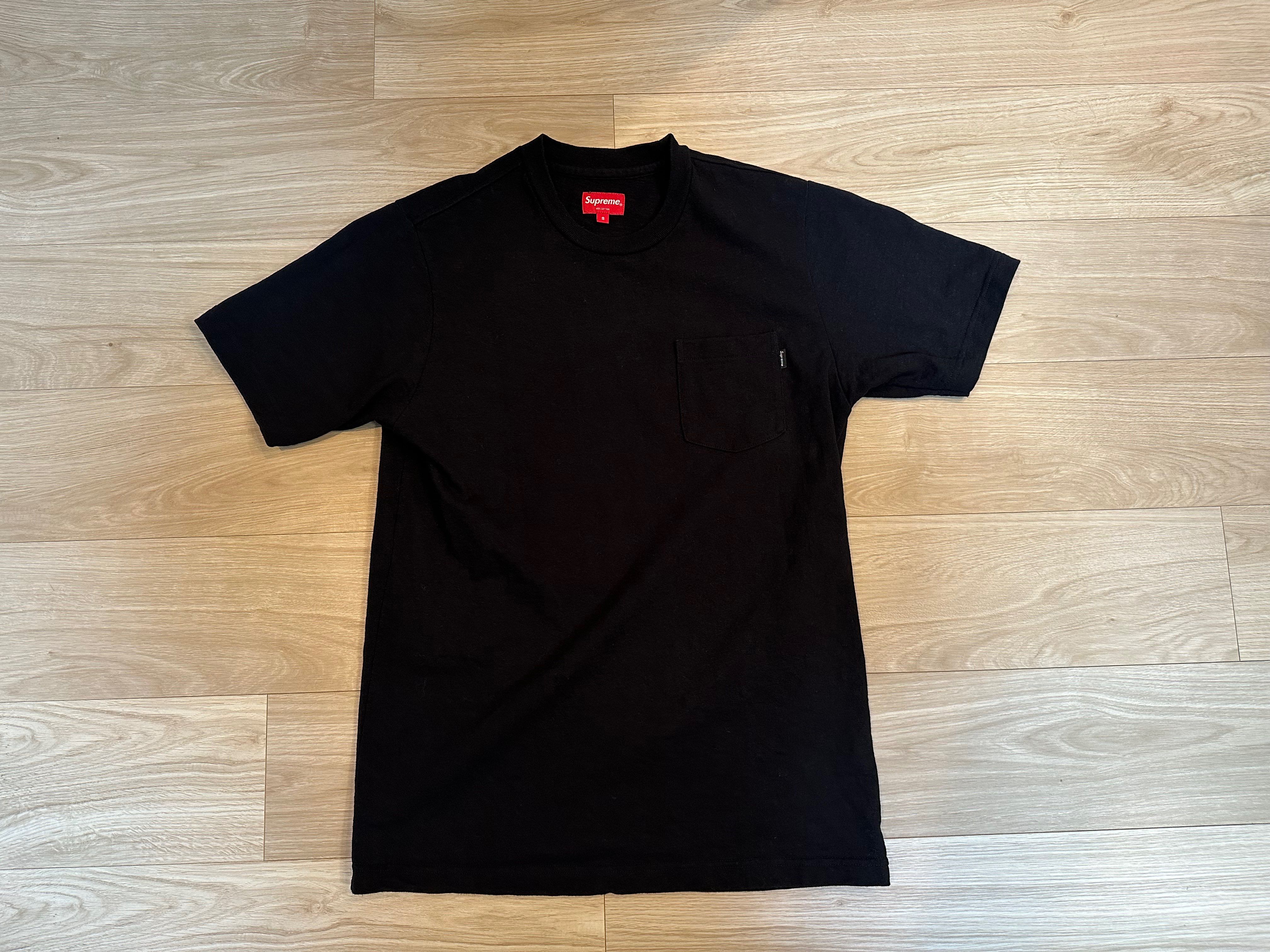 Supreme S/S Pocket Tee "Black"(20SS)