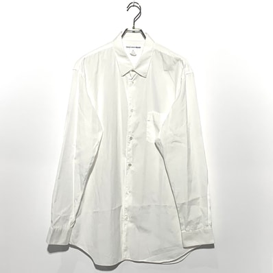 COMME des GARCONS SHIRT Cotton Poplin Plain White