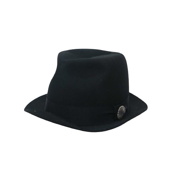 NEIGHBORHOOD ネイバーフッド 10AW PARCHMAN/W-HAT 102RPNH-HT02 パーチマン ウール ハット ブラック 帽子 フェドーラ 中折れ帽 黒 サイズL