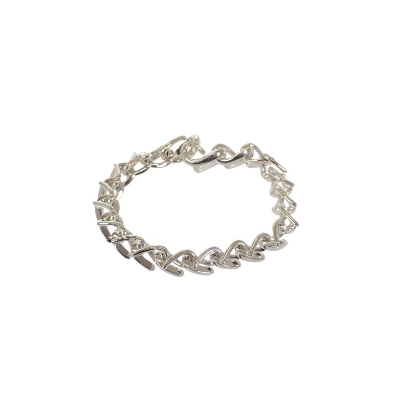 ティファニー TIFFANY&Co. フォージ ミディアムリンク 72548507 ブレスレット シルバー925 シルバー メンズ レディース【中古】【Aランク】