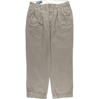 古着 ラルフローレン Ralph Lauren POLO by Ralph Lauren ANDREW PANT ツータック チノパンツ メンズw35相当/eaa613997