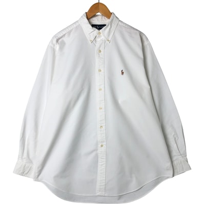 古着 ラルフローレン Ralph Lauren YARMOUTH 長袖 ボタンダウンシャツ メンズL相当/eaa548386