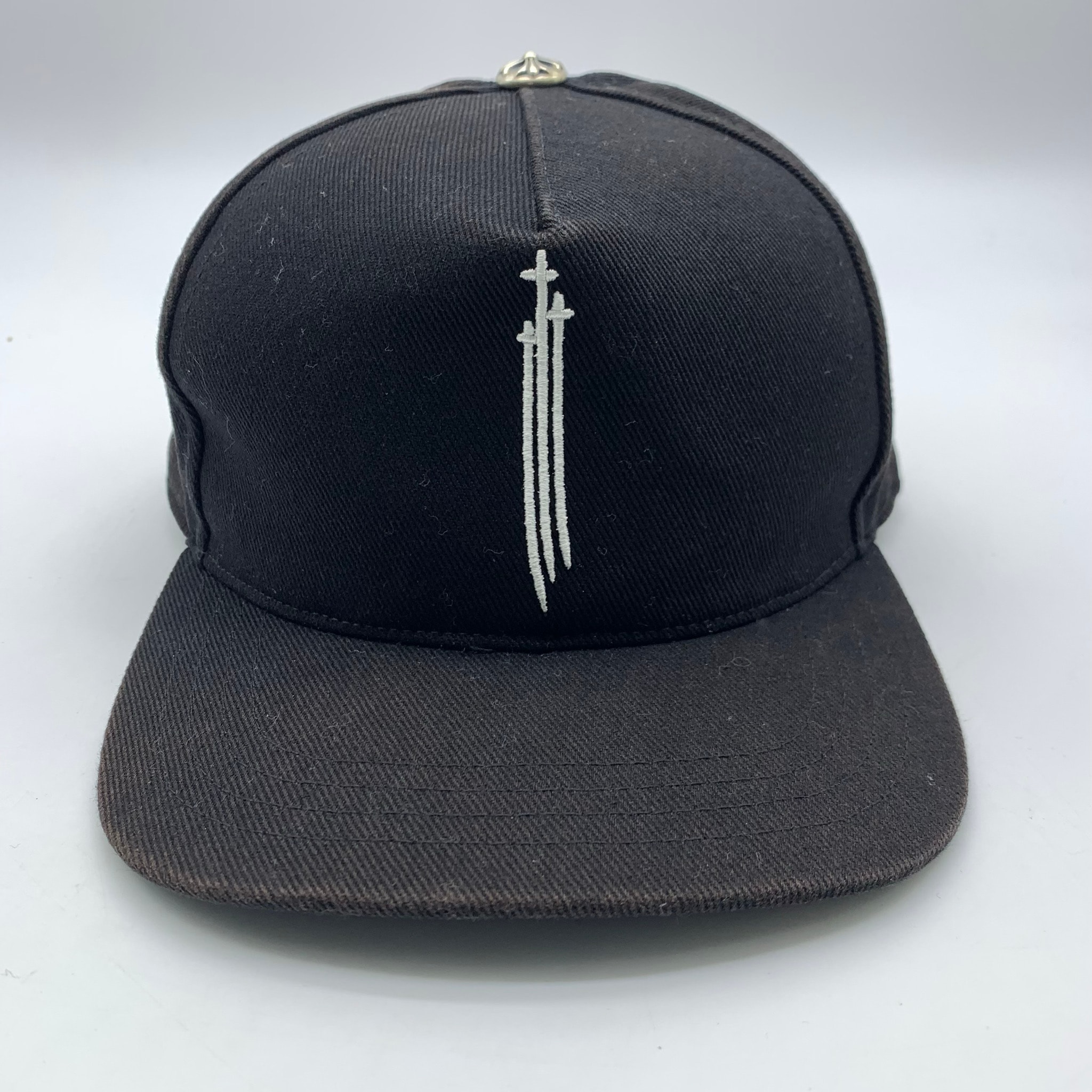Chrome Hearts Baseball Cap RS 3 Cross "Black/White"