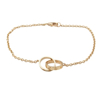 カルティエ CARTIER ベビーラブ ブレスレット ブレスレット アクセサリー K18PG(ピンクゴールド) レディース ゴールド系 【中古】