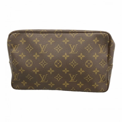 ★最終価格【6cd5807】ルイヴィトン ポーチ モノグラム トゥルーストワレット28 M47522 ブラウン【中古】レディース