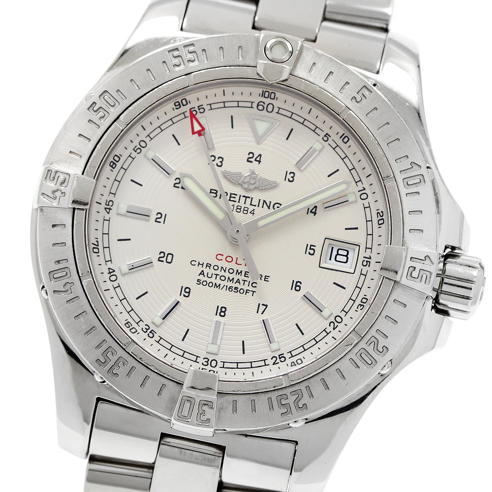 ★保 ブライトリング コルト デイト A17380 自動巻き メンズ 【中古】