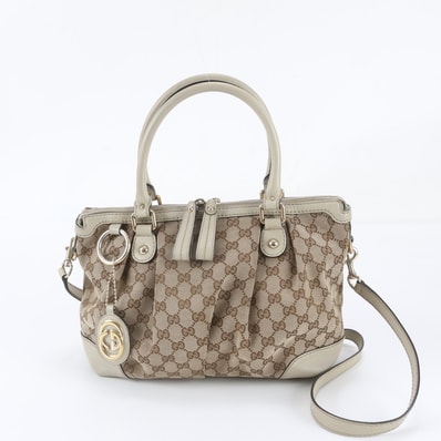 ■美品 グッチ GGキャンバススーキー 247902 ショルダーバッグ