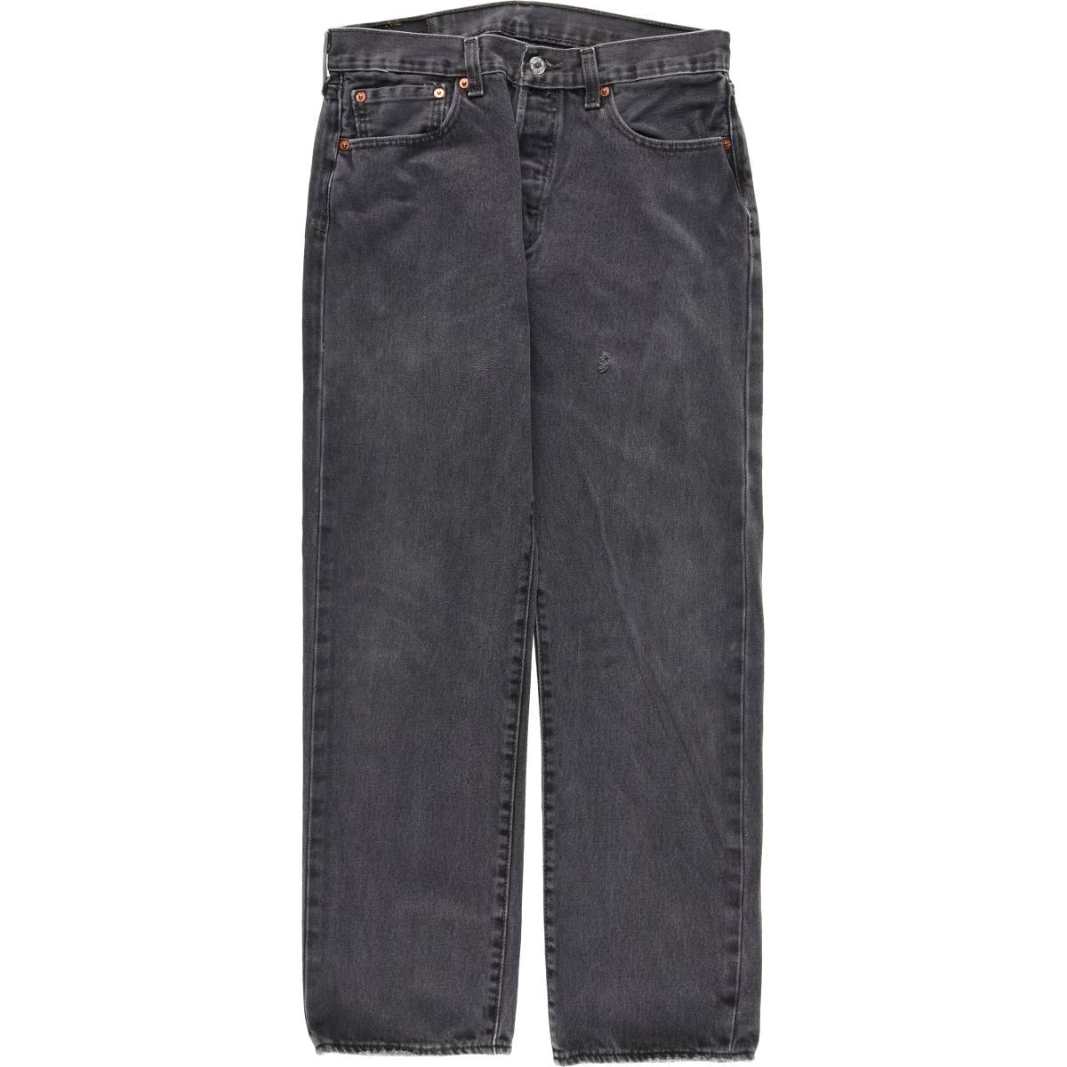 古着 リーバイス Levi's 501 ブラックデニム ストレートデニムパンツ メンズw31相当/eaa610808