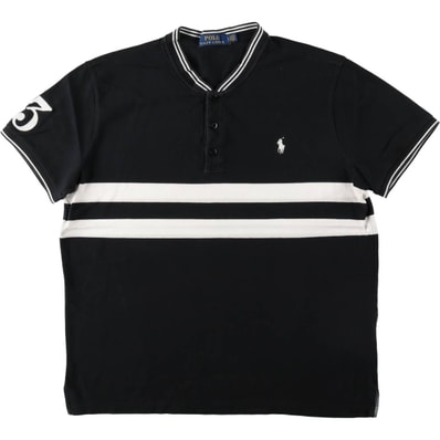 古着 ラルフローレン Ralph Lauren POLO RALPH LAUREN ヘンリーネック 半袖 ロゴTシャツ メンズL相当/eaa622026