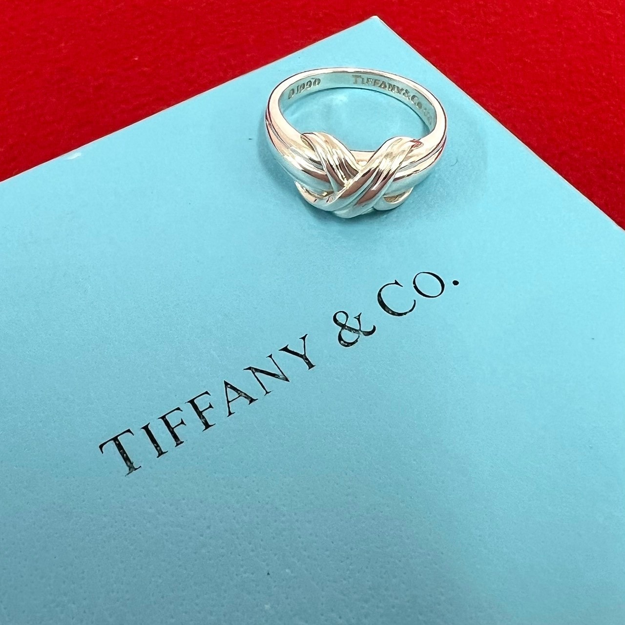 TIFFANY&Co. ティファニー シグネチャー リング シルバー925 リング・指輪 13号 シルバー
23664