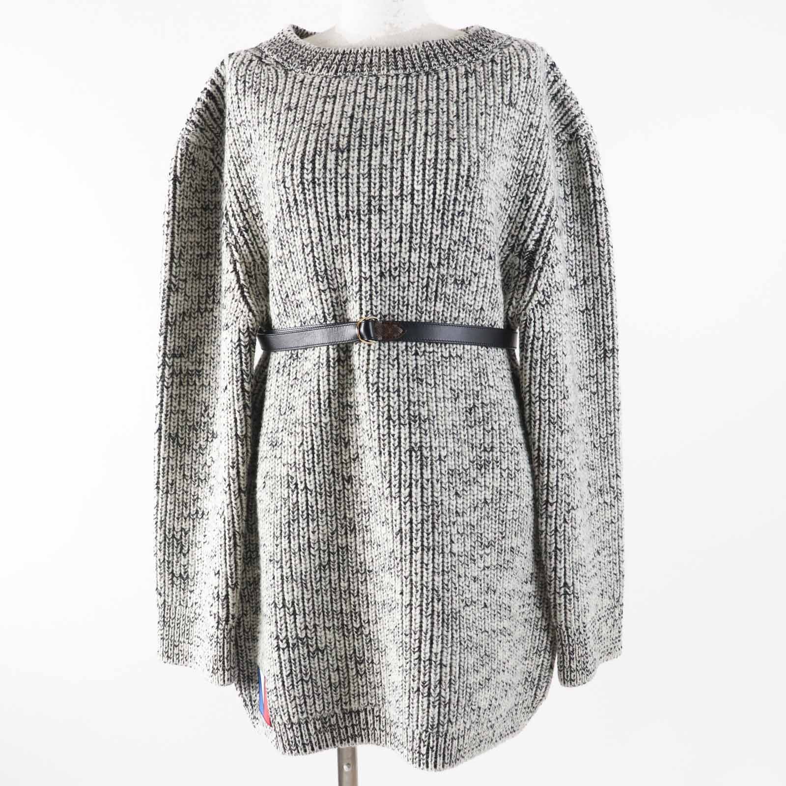 Louis Vuitton Felted Wool Pullover "Gray"
