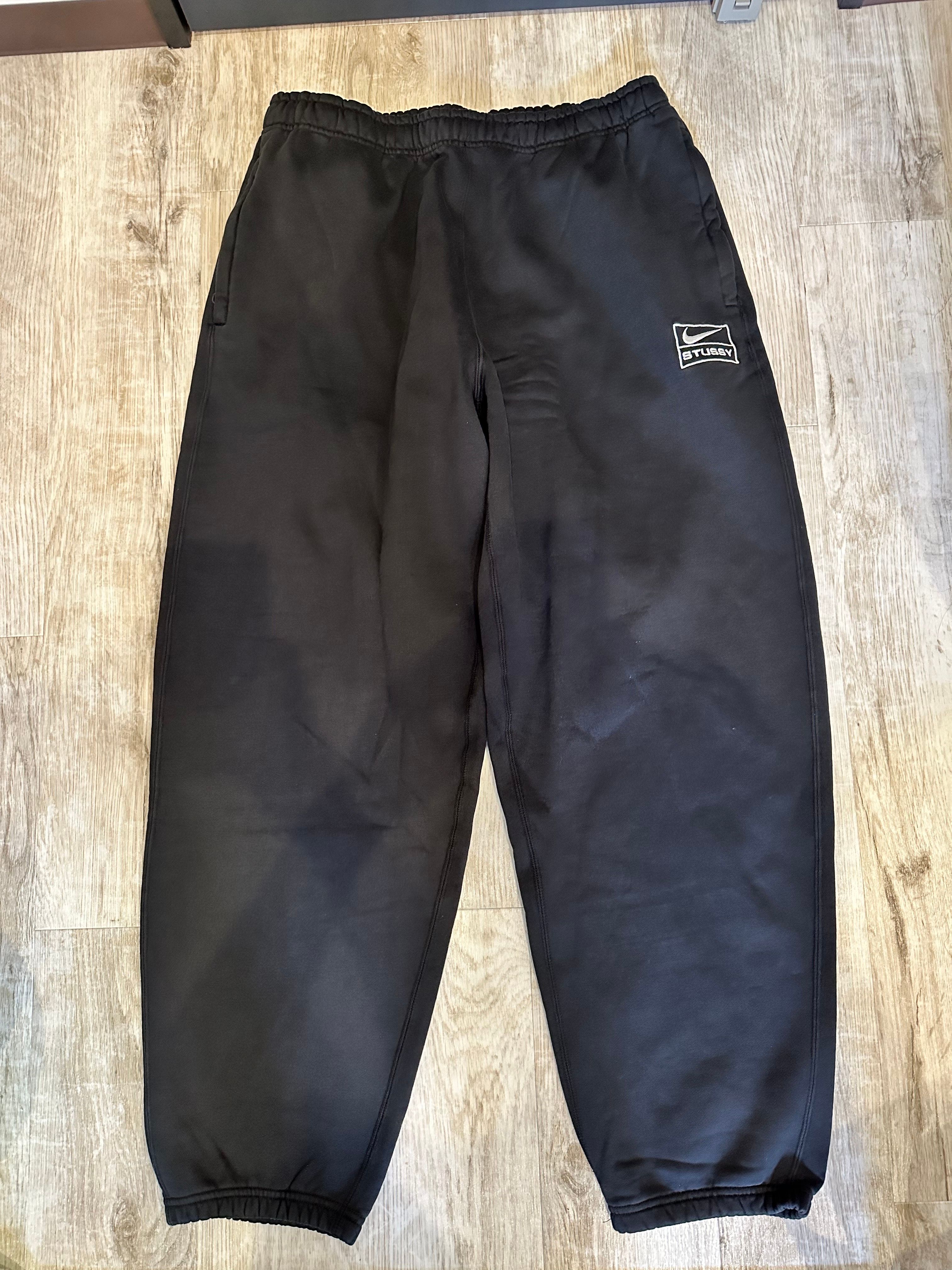 Stussy x Nike Washed Pants (US Size) "Black" DO5296-010