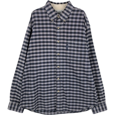 古着 コロンビア Columbia 長袖 フランネルチェックシャツ メンズM相当/eaa625401