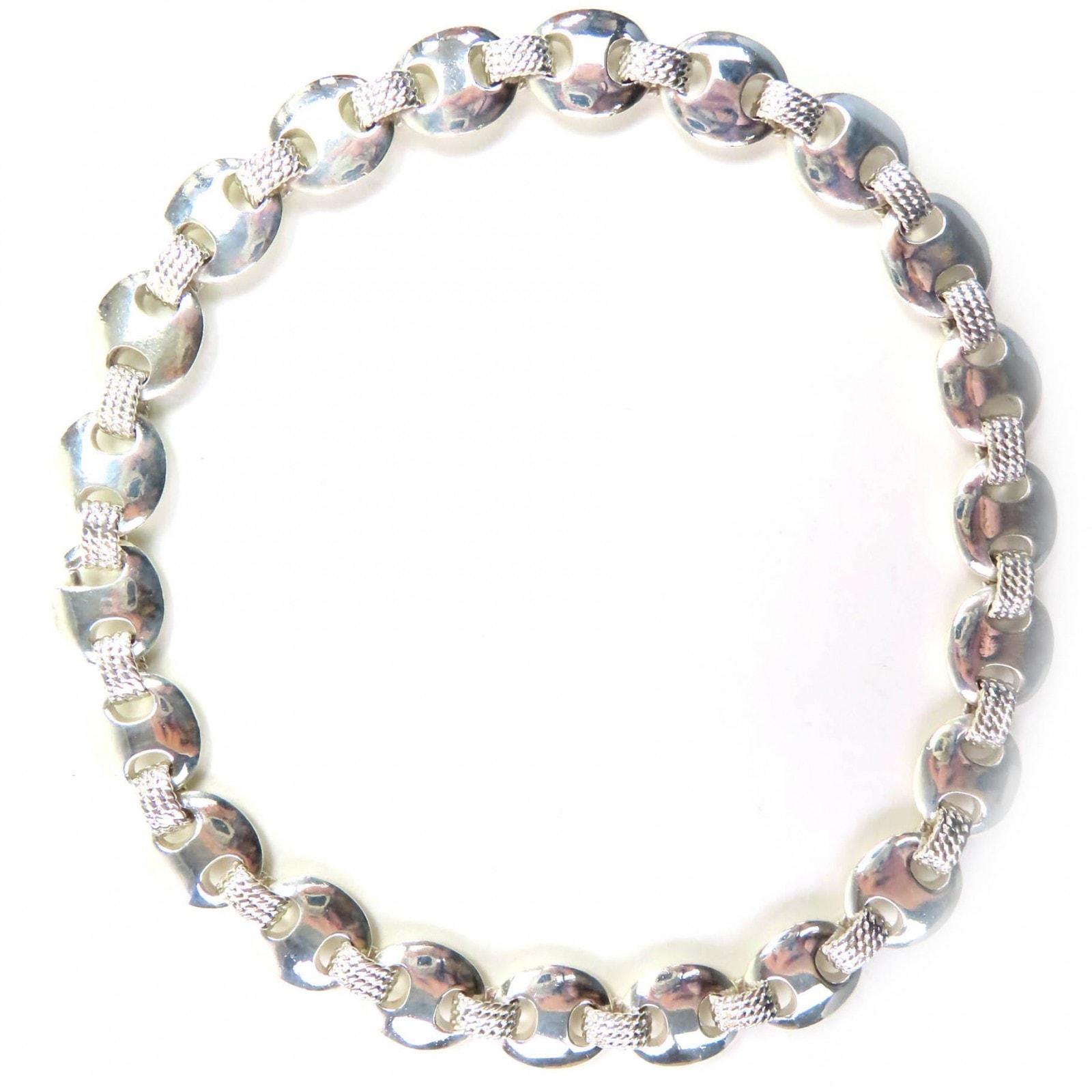 美品 エルメス ネックレス シュロワ シルバー レディース