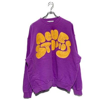 Acne Studios Bubble Logo Sweatshirt "Lilac Purple"