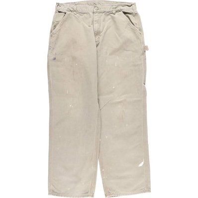 古着 カーハート Carhartt Original Dungaree Fit ペイント ダックペインターパンツ メンズw35相当/eaa613520