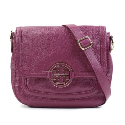 トリーバーチ Tory Burch ショルダーバッグ レザー ピンクパープル レディース【中古】 h30716k