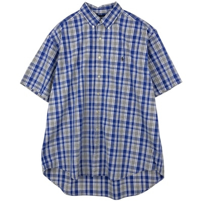 古着 ラルフローレン Ralph Lauren RALPH LAUREN GOLF BLAKE 半袖 ボタンダウン チェックシャツ メンズXL相当/eaa623617
