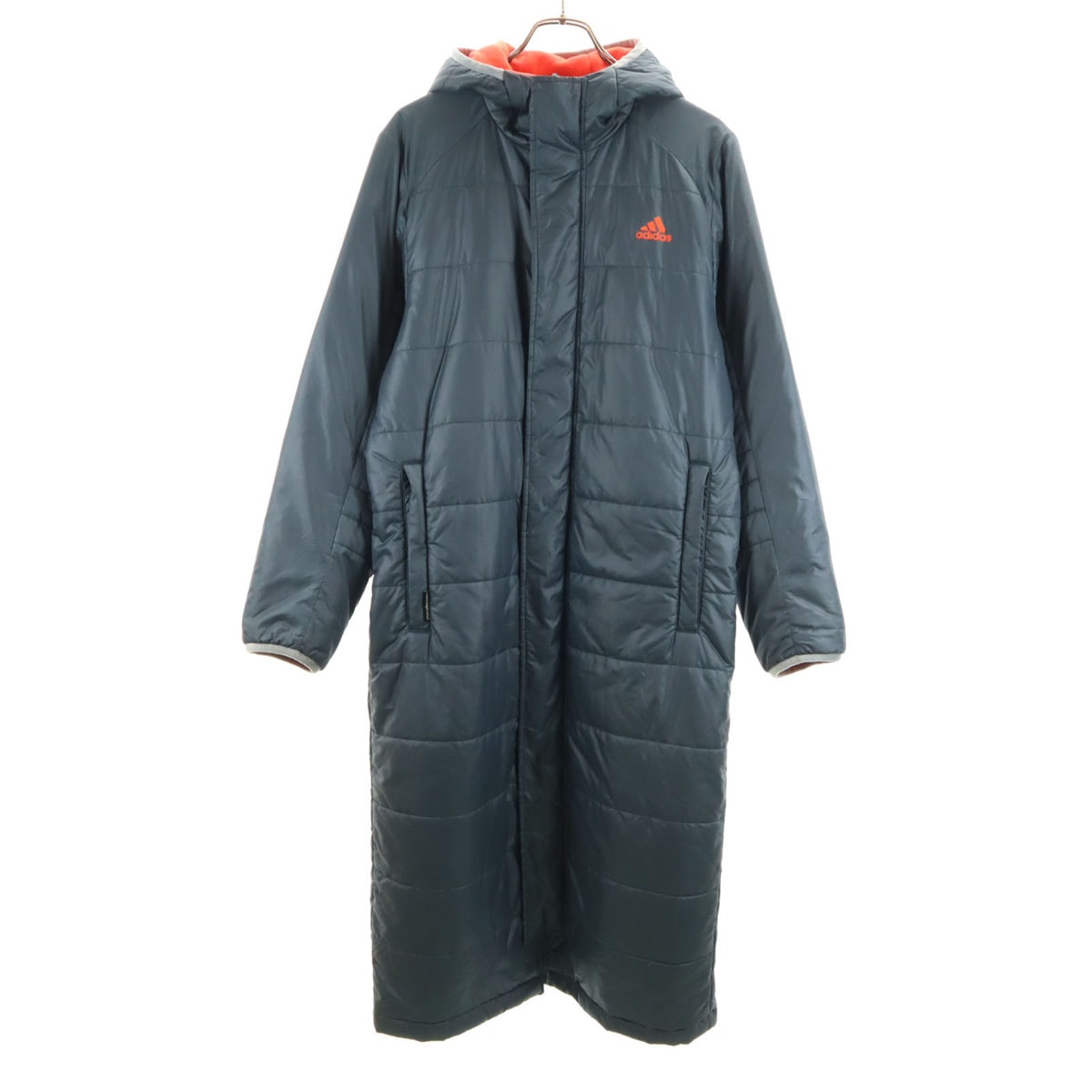 adidas アディダス ベンチコート M チャコールグレー 中綿