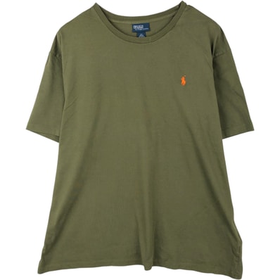 古着 ラルフローレン Ralph Lauren POLO by Ralph Lauren 半袖 ワンポイントロゴTシャツ メンズXXL相当/eaa647823