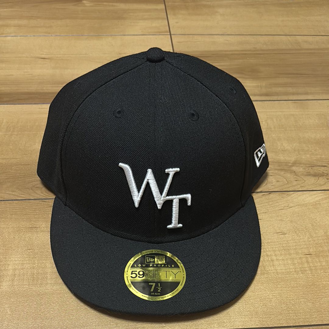 Wtaps x NEWERA 59FIFTY LOW PROFILE / CAP / POLY. TWILL. "Black" 221NENED-HT01