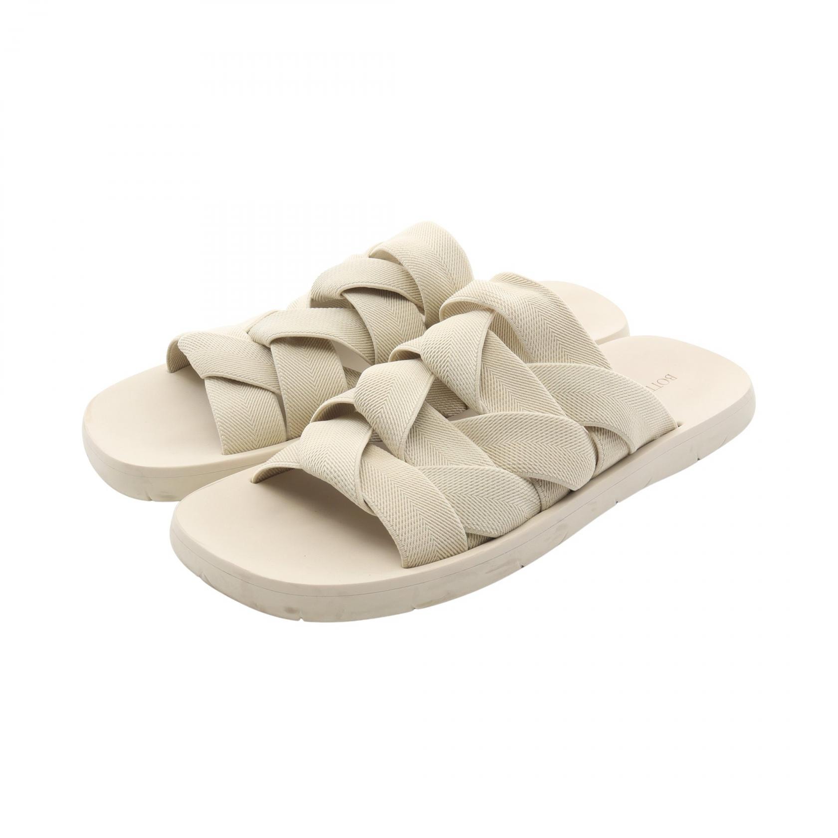 ボッテガヴェネタ BOTTEGA VENETA INTRECCIATO STARFISH サンダル 靴 ファブリック / ラバー メンズ ベージュ系 651402 【中古】