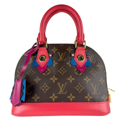 ルイ ヴィトン LOUIS VUITTON ハンドバッグ ショルダーバッグ モノグラム トーテム アルマBB モノグラムキャンバス フラミンゴ レディース M41659【中古】 z9761
