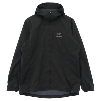 ARC'TERYX アークテリクス X000007411 SQUAMISH HOODY スコーミッシュ フーディナイロン ジップアップ ジャケット ブラック系 L【中古】