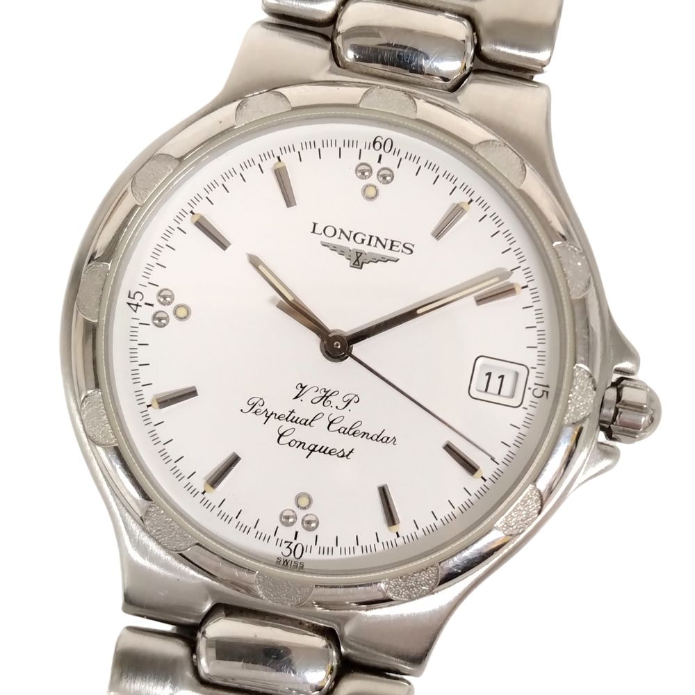 LONGINES ロンジン L1.627.4 コンクエスト パーペチュアルカレンダー クォーツ メンズ 腕時計 正規品 / C534