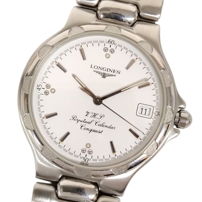 LONGINES ロンジン L1.627.4 コンクエスト パーペチュアルカレンダー クォーツ メンズ 腕時計 正規品 / C534