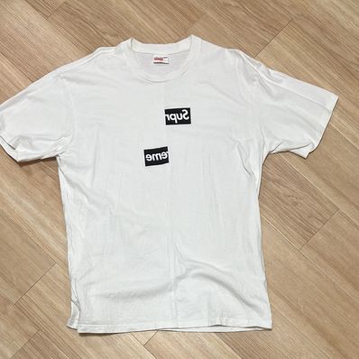 Supreme / Comme des Garçons SHIRT® Split Box Logo Tee "White"
