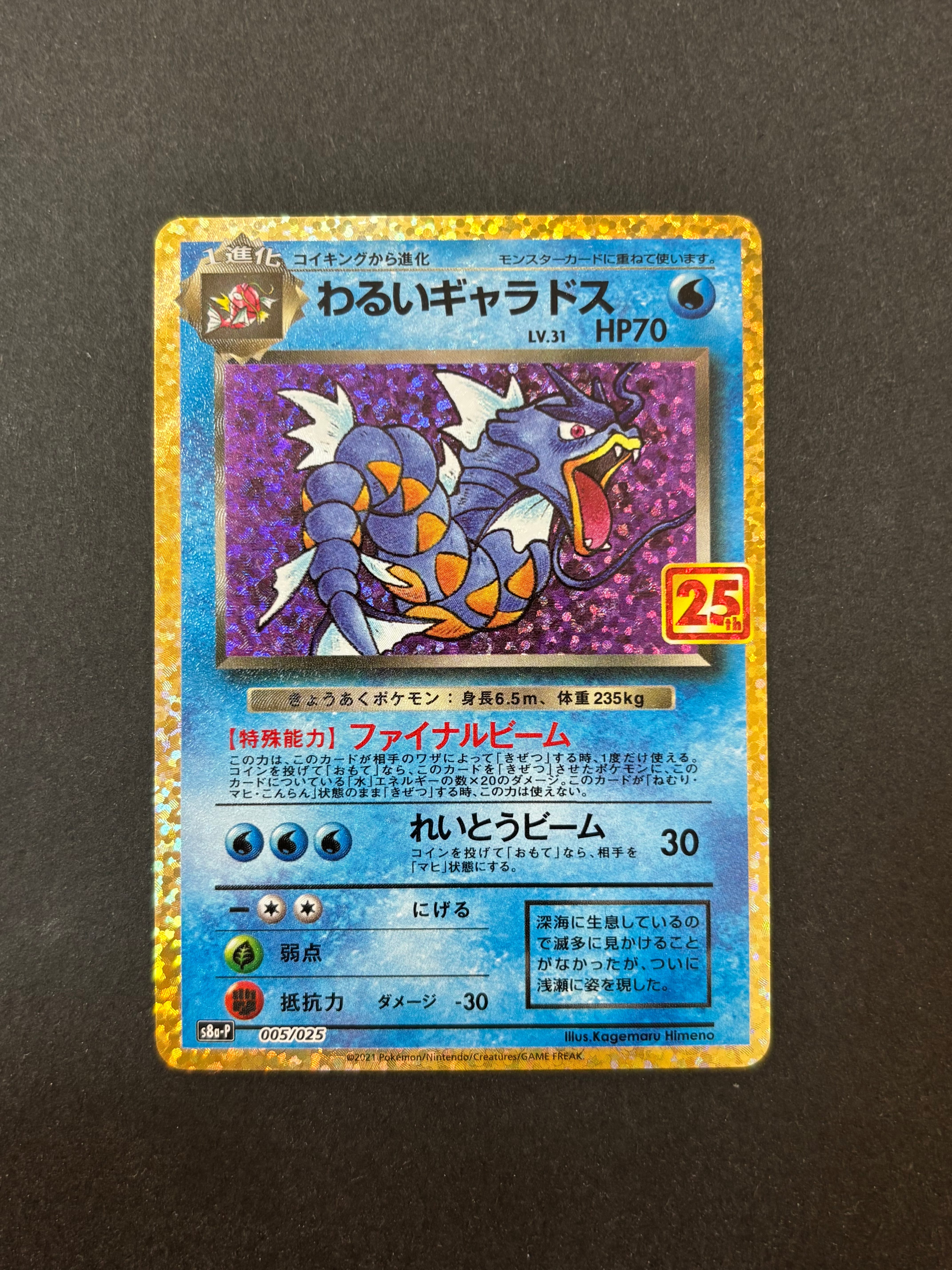 わるいギャラドス: プロモ[S8a-P 005/025](プロモカードパック 25th ANNIVERSARY edition)