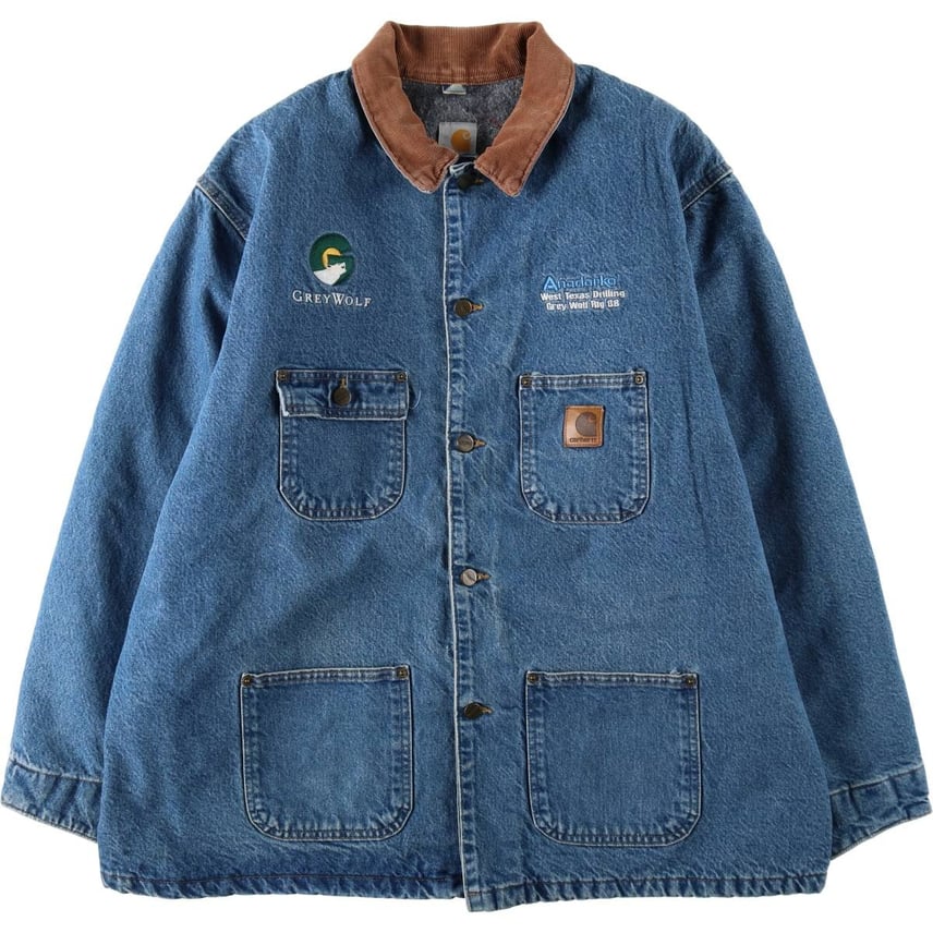 D (傷や汚れあり)】古着 00年代 カーハート Carhartt ミシガンチョア D (傷や汚れあり)】古着 00年代 カーハート Carhartt ミシガンチョア