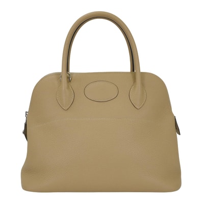 HERMES エルメス ショルダーバッグ ボリード31 ヴェルソ トレンチ/エトープ (エトゥープ) トリヨンクレマンス シルバー金具 Z刻印 新品同様【中古】