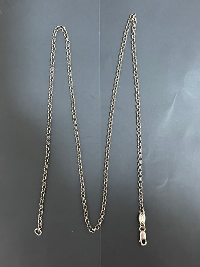 Chrome Hearts Roll Chain Necklace "Silver"