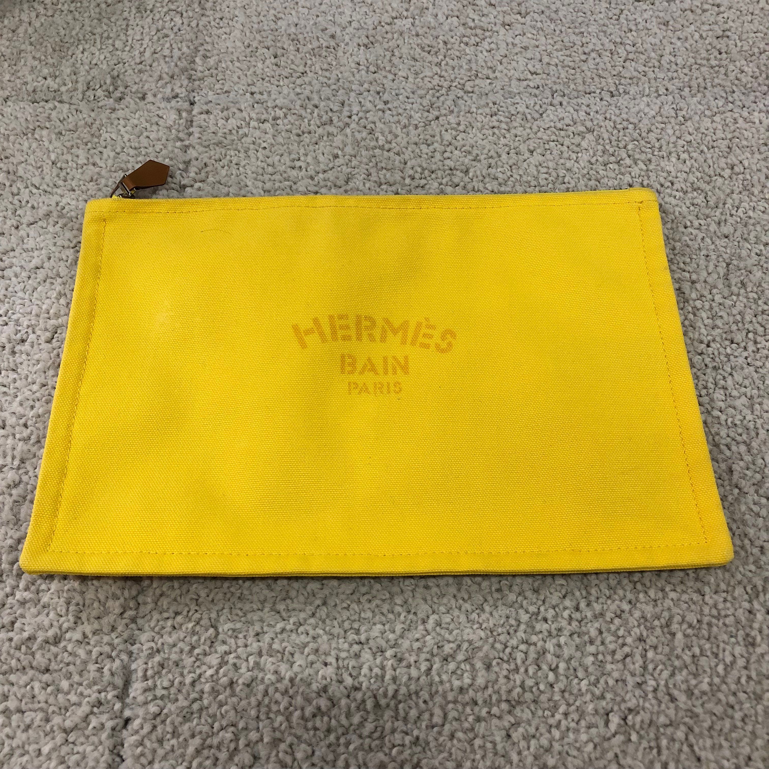 Hermes Yachting PM Pouch "Yellow"