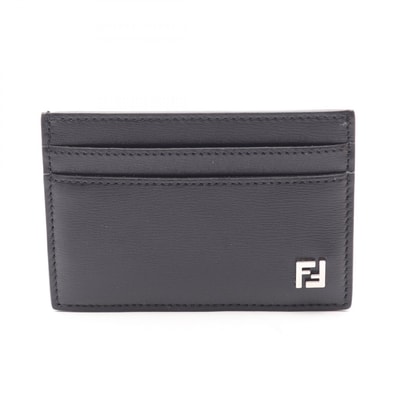 フェンディ FENDI FF Squared カードケース アクセサリー レザー メンズ ブラック系 7M0371AVV6F0GXN 【新品】
