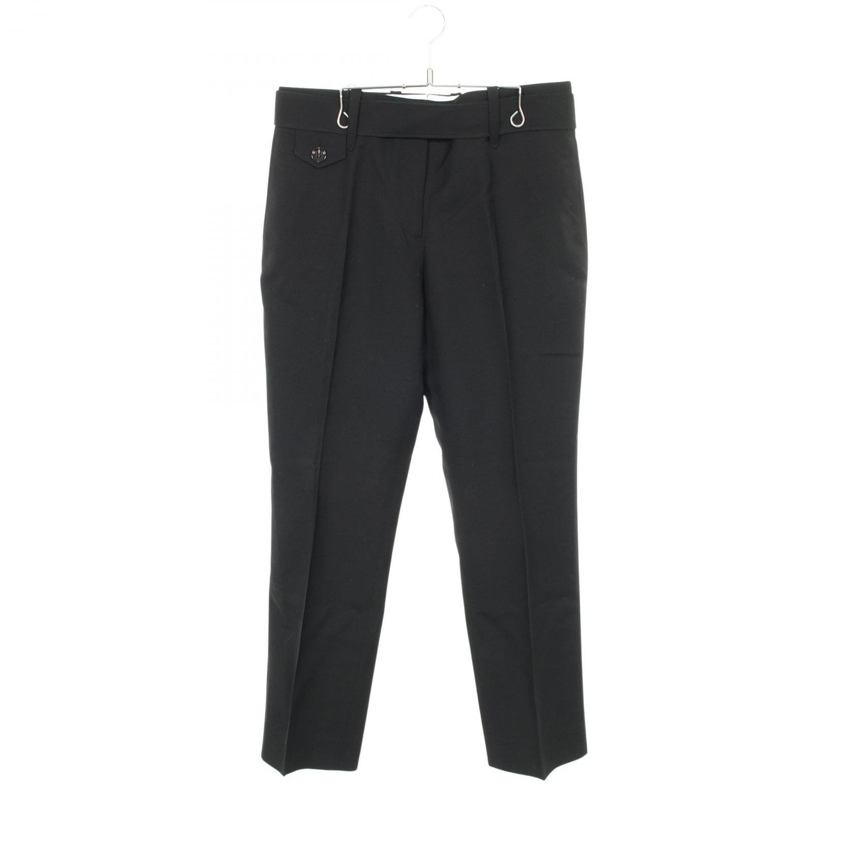 バーバリー BURBERRY パンツ 衣料品 ボトムス ウール レディース ブラック系 【中古】