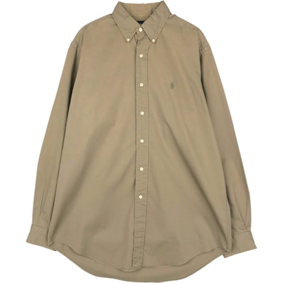 古着 ラルフローレン Ralph Lauren YARMOUTH 長袖 ボタンダウンシャツ メンズM相当/eaa649248