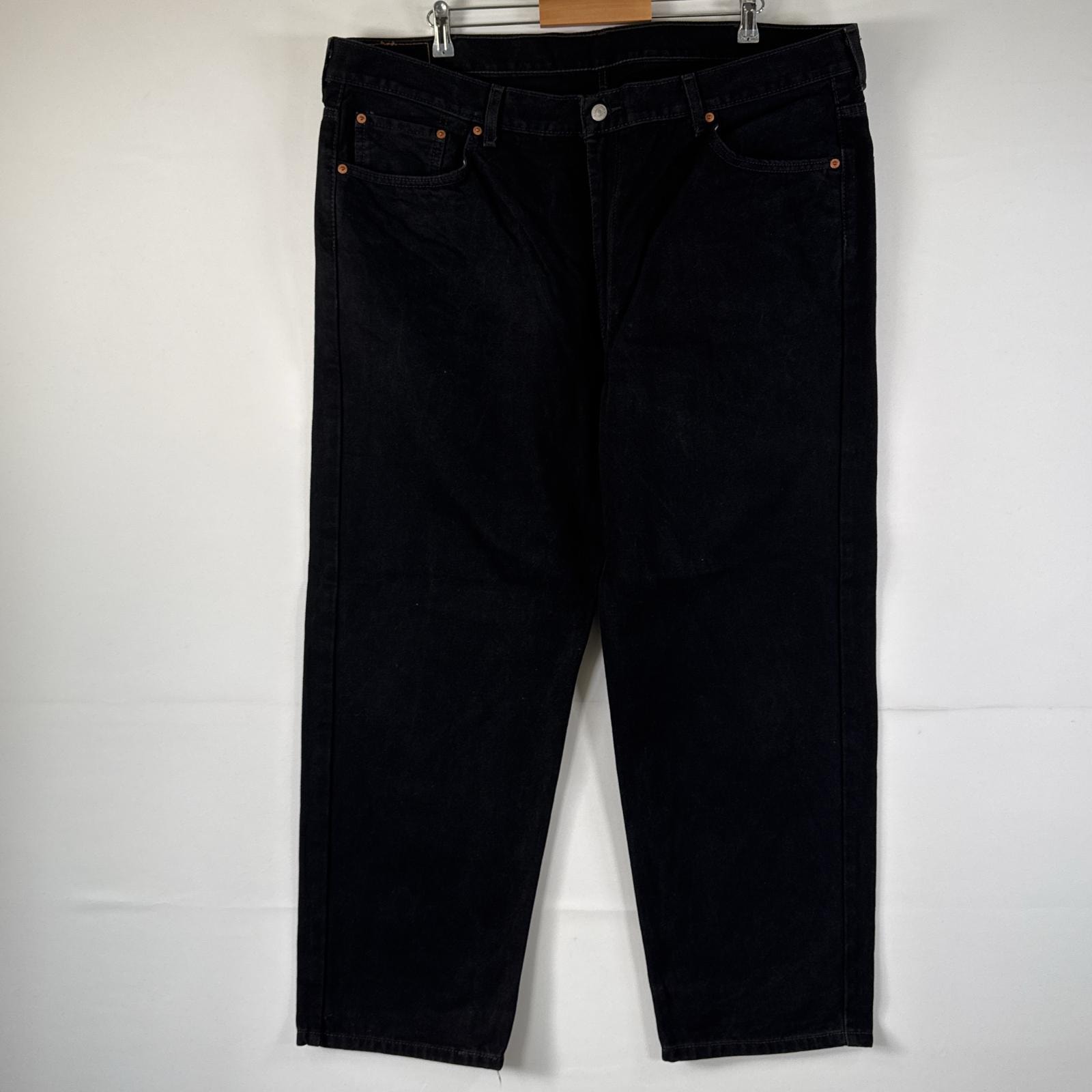古着 リーバイス Levi's デニムパンツ 550ジーパン テーパード 大きいサイズ ジップフライ ジーンズ オーバーサイズ w46 L30 ブラック メンズ